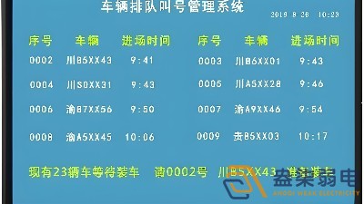 新建廠區(qū)車輛排隊叫號管理系統(tǒng)